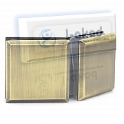 Коннектор 02-11 стекло-стекло 8-10 мм. Угол крепления 135°гр.