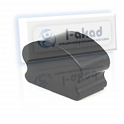 Заглушка 08-42 ПВХ для фигурного поручня 37*64 мм. ЧЕРНЫЙ