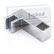 Держатель 12-28 под трубу 15х15 мм. стекло 8-10 мм. Цинковый сплав