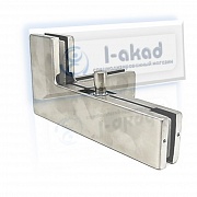 Фитинг 09-05 тройной ПРАВЫЙ с осью под петлю для стекла 8-10 мм.