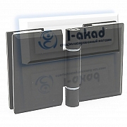 Петля 10-87 для стекла 6-10 мм. стекло-стекло угол 180°гр.