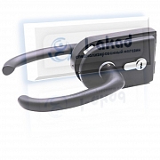 Замок 06-84 ключ-ключ с притвором для стекла 8-12 мм.