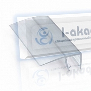 Профиль 04-112 уплотнительный стекло 8 мм. 2.2 м. ус 16мм.