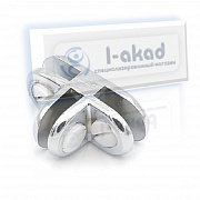 Крепеж 05-61 соединяющий 3 стекла для стекла 4-5 мм.