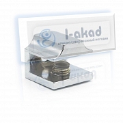 Полкодержатель 01-16 к стене с фиксацией для стекла 6-10 мм.