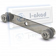 Стеклодержатель 04-34 двойной для стекла 8-16 мм. AISI 201