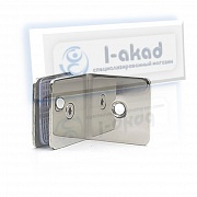 Коннектор 02-38 угол крепежа 90°гр. Для стекла 8-10 мм.