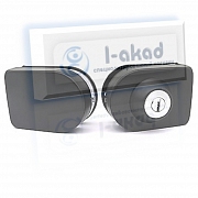 Комплект 05-70 без сверления ключ+ответная часть на стекло 8-10 мм.