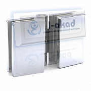 Петля 11-64 для стекла 6-10 мм. стекло-стекло без фиксации