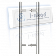 Ручка 03-94 для стекла 8-12 мм. 32*425*600 AISI 304