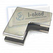 Фитинг 06-05 угловой 90°гр. Стекло-стекло 10-12 мм.