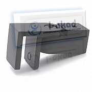 Держатель 08-92 под трубу 15х15 мм. на стекло 8-10 мм.  AISI 304