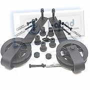 Комплект 10-71 для деревянной двери S=35-40 мм. с треком