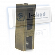 Держатель 11-58 цинковый для стекла 8-11 мм. под трубу 10х30 мм.