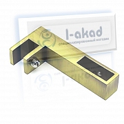 Держатель 05-32 цинковый для стекла 6-12 мм. под трубу 10х30 мм.