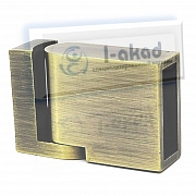 Коннектор 04-80 поворотный на 160°гр. под трубу 10х30 мм.