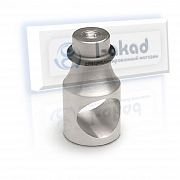 Стопор 01-76 под трубу Ø25 мм. Сталь AISI 304