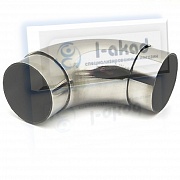 Отвод 07-67 для трубы Ø 50.8 мм. Угол 90°гр. AISI 201