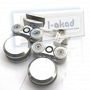 Комплект 01-60 на одну раздвижную дверь стекло 8-10 мм.