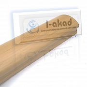 Поручень 08-27 ПВХ фигурный 37*64 мм. L=4000 mm. ДУБ