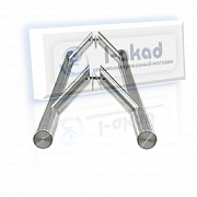 Ручка 08-69 для стекла 10-12 мм. 32*825*1000 AISI 304