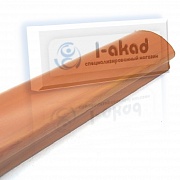 Поручень 08-33 ПВХ фигурный 37*64 мм. L=4000 mm. ВИШНЯ