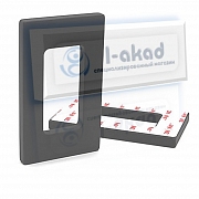 Ручка-купе 05-50 БЕЗ СВЕРЛЕНИЯ (АЛЮМИНИЙ)