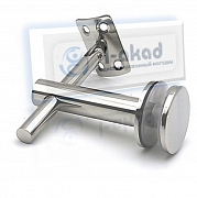 Держатель 10-33 для стекла 10-16 мм. под поручень Ø 50,8 мм. AISI 201