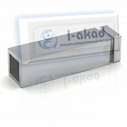 Держатель 12-32 под трубу 15х15 мм. стекло 8-10 мм. Цинковый сплав