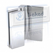 Петля 12-10 для стекла 6-10 мм. стена-стекло 90°гр.