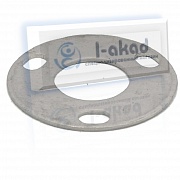 Фланец 07-27 основание для трубы Ø 38.1 мм.