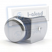 Коннектор 02-23 стена-стекло 8-10 мм. Угол крепления 90°гр.