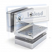 Коннектор 06-77 стекло-стекло 8-10 мм. угол крепления 90°гр.