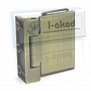 Петля 11-15 для стекла 6-10 мм. стена-стекло угол 90°гр.