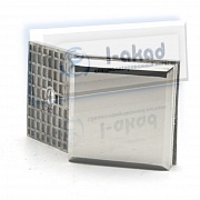 Коннектор 02-19 стена-стекло 8-10 мм. Угол крепления 135°гр.