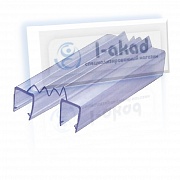 Профиль 04-123 уплотнительный стекло 6-8-10 мм. 2.2 м.