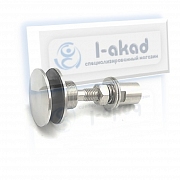 Рутель 11-83 для стекла 12-26 мм. Угол смещения 15°гр. сталь AISI 304