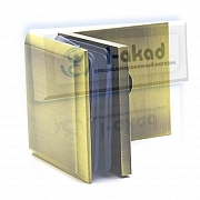 Коннектор 02-44 угол крепежа 90°гр. Для стекла 6-12 мм.