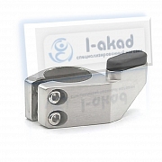 Стопор 10-76 для двери ПРАВЫЙ под трубу Ø25 мм. Сталь AISI 304