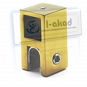 Держатель 01-86 под трубу 15х15 мм. на стекло 8-10 мм. AISI 304