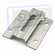 Кронштейн 07-36 Стена-труба под трубу Ø 38.1 мм. AISI 304