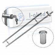 Ручка 07-77 КЛЮЧ для стекла 10-12 мм. 25*850*290*1340
