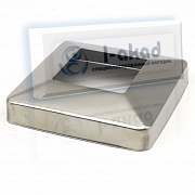 Крышка 06-59 квадрат 80х80 под квадратную трубу 40х40 AISI 304