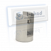 Полкодержатель 06-00 к стене с фиксацией для стекла 8-10 мм.