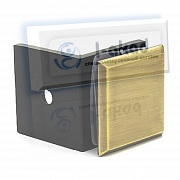 Коннектор 02-09 стена-стекло 8-10 мм. угол крепления 90°гр.