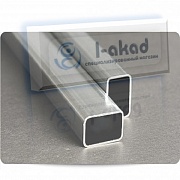 Труба 08-63 AISI 201 проф. 40*60 мм. толщина 1,5 мм. L=6000 mm.