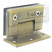 Петля 03-51 стена-стекло 8-12 мм. с фаской угол крепежа 90°гр.