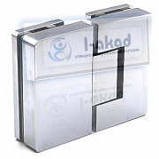 Петля 11-70 для стекла 6-10 мм. стекло-стекло угол 180°гр.