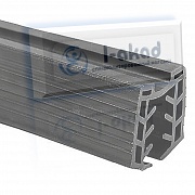 Уплотнитель 04-32 для стекла 16 мм. под поручень 04-29 и 04-31