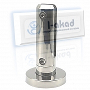 Стойка 02-01 для стекла 10-12 мм. ЧЕРЕЗ ОТВЕРСТИЕ H=190 мм.